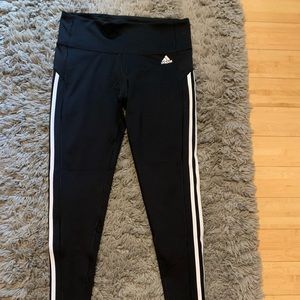 Adidas 3 stripe leggings